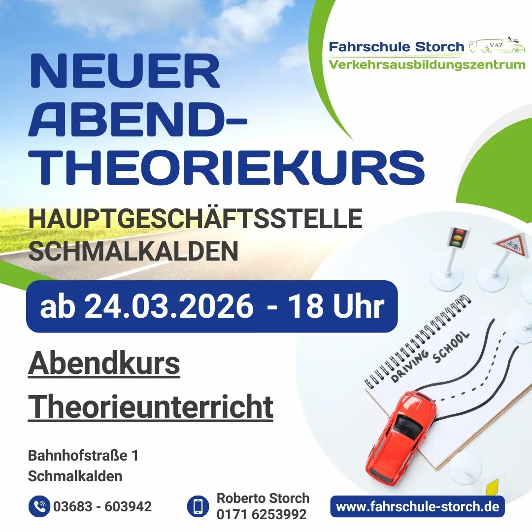 Ferienkurs Herbstferien 2025 Fahrschule Storch
