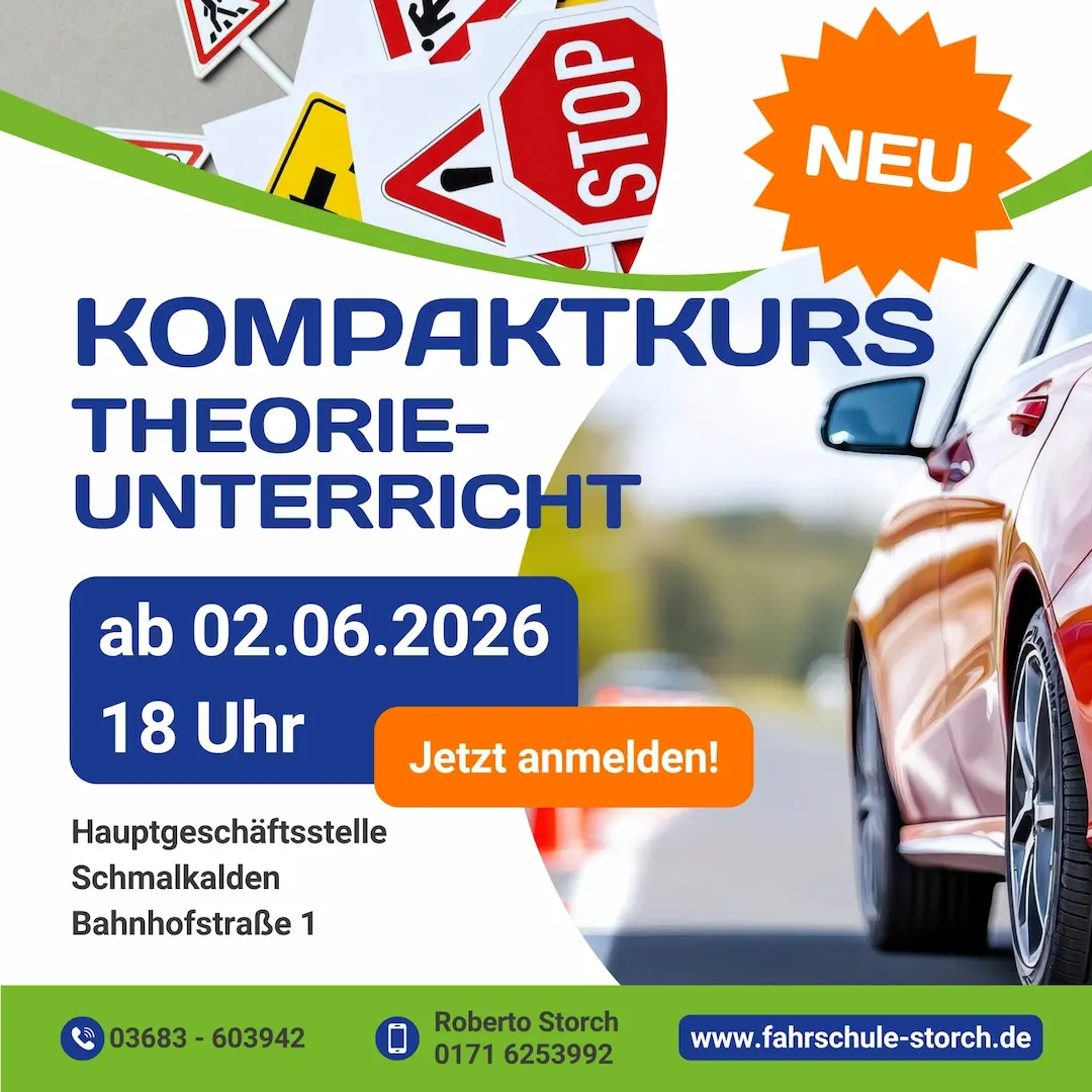 Neuer Abendkurs Theorie ab 02.06.2026